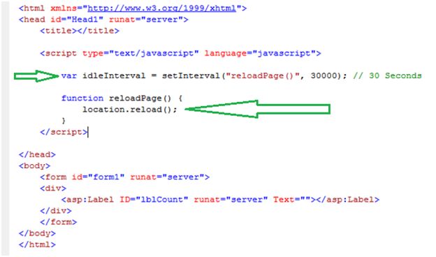 javascript auto refresh without reloading page